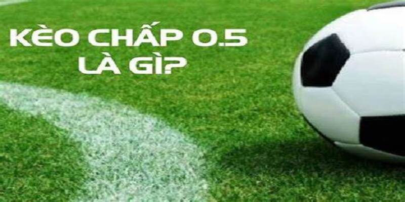 Kèo 1/2 (0.5): Đội chấp đối thủ 0.5 bàn, cần thắng để thắng kèo