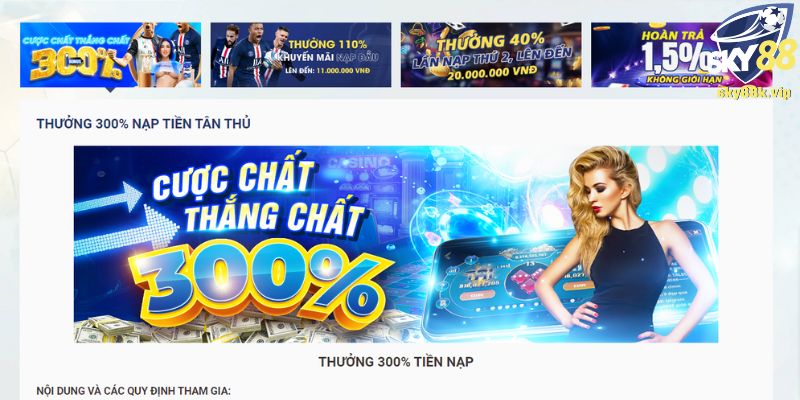 Avantages exclusifs sky88